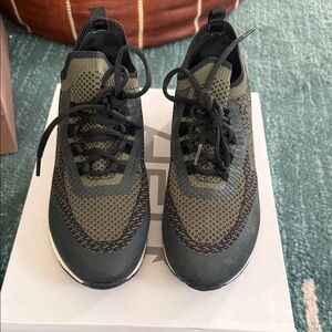 Ash Women's Knit Sneakers - Olive and Black